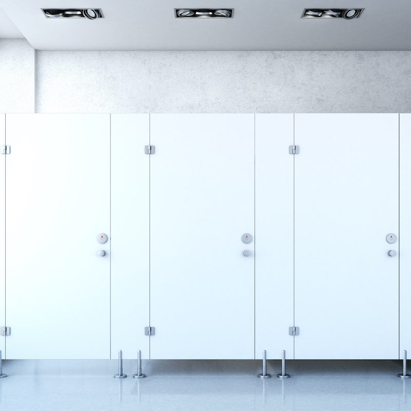 Cubicles manufactured in Compact – Washroom Cubicles